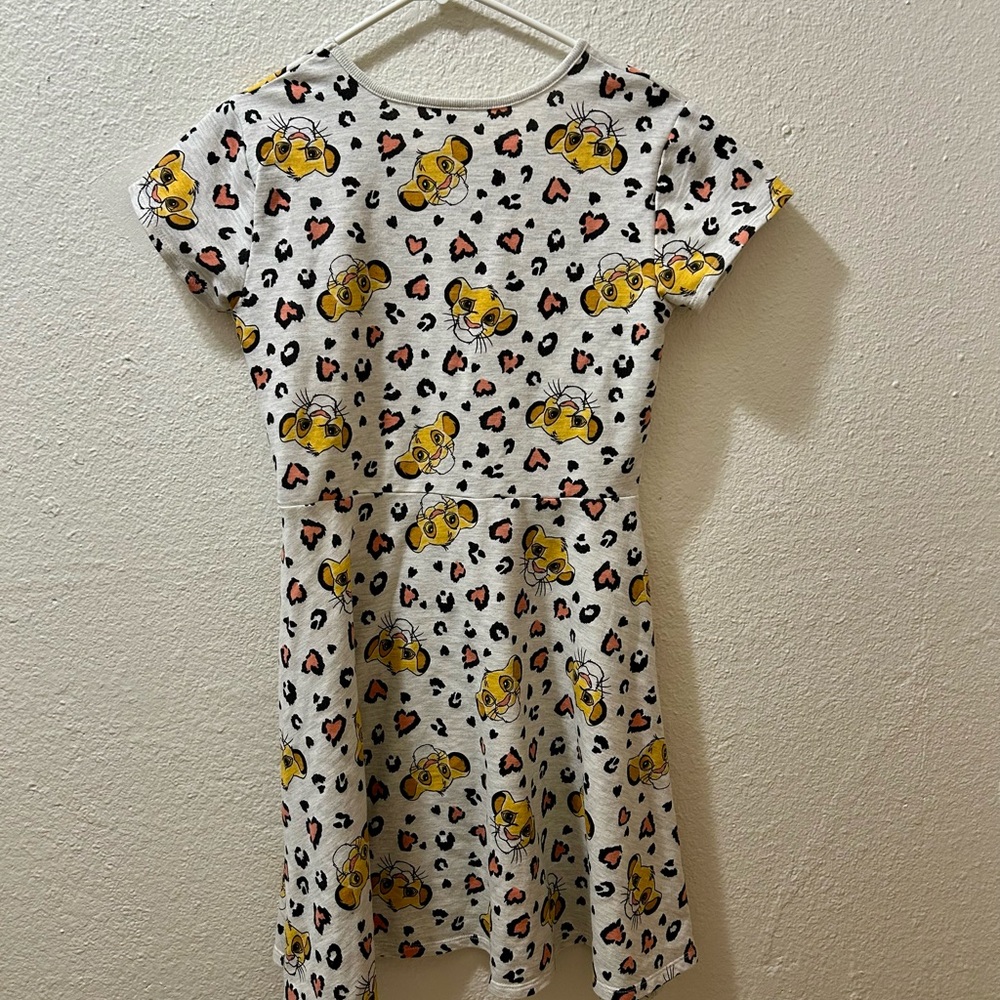 Disney Lion King Simba French Terry Skater Dress Size 14-16